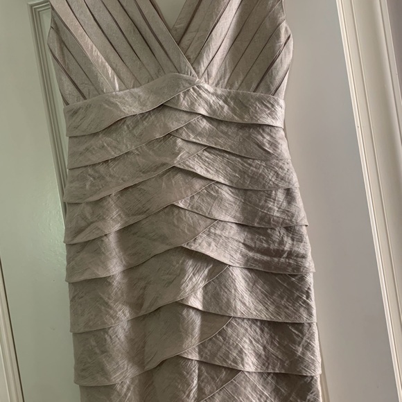 ADRIANNA PAPELL LADIES Sweetheart CASCADING LAYERED Baby Doll DRESS - SIZE 4 - Picture 12 of 14